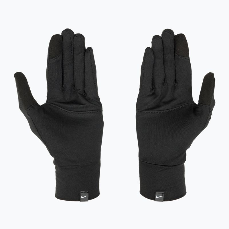 Guanti da corsa Nike Accelerate RG donna nero/nero/argento 2