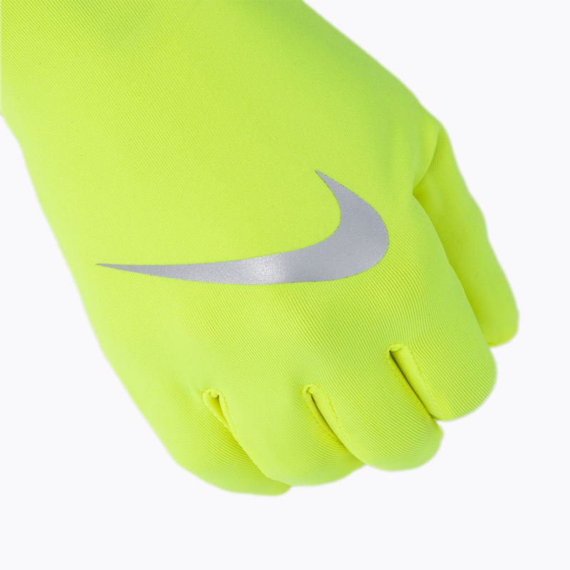 Guanti da corsa Nike Miler RG volt/argento 4