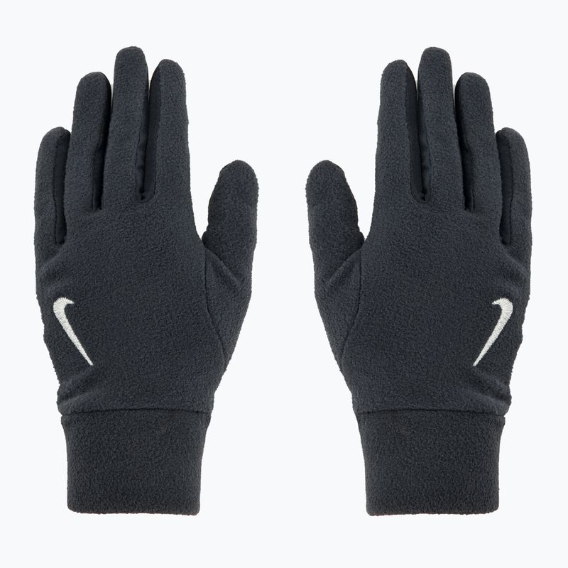 Set berretto e guanti Nike Fleece donna nero/nero/argento 9