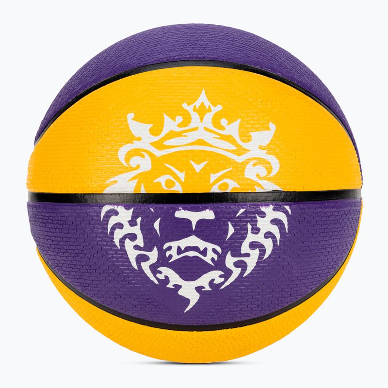 Nike Playground 8P 2.0 L James basket viola / amarillo / nero / bianco numero 6 3