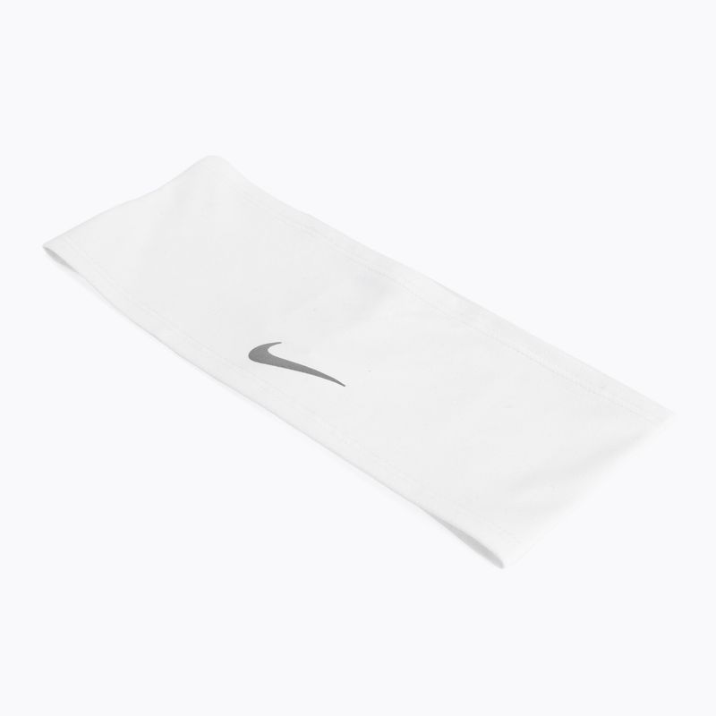 Fascia Nike Dri-Fit Swoosh 2.0 bianco/argento