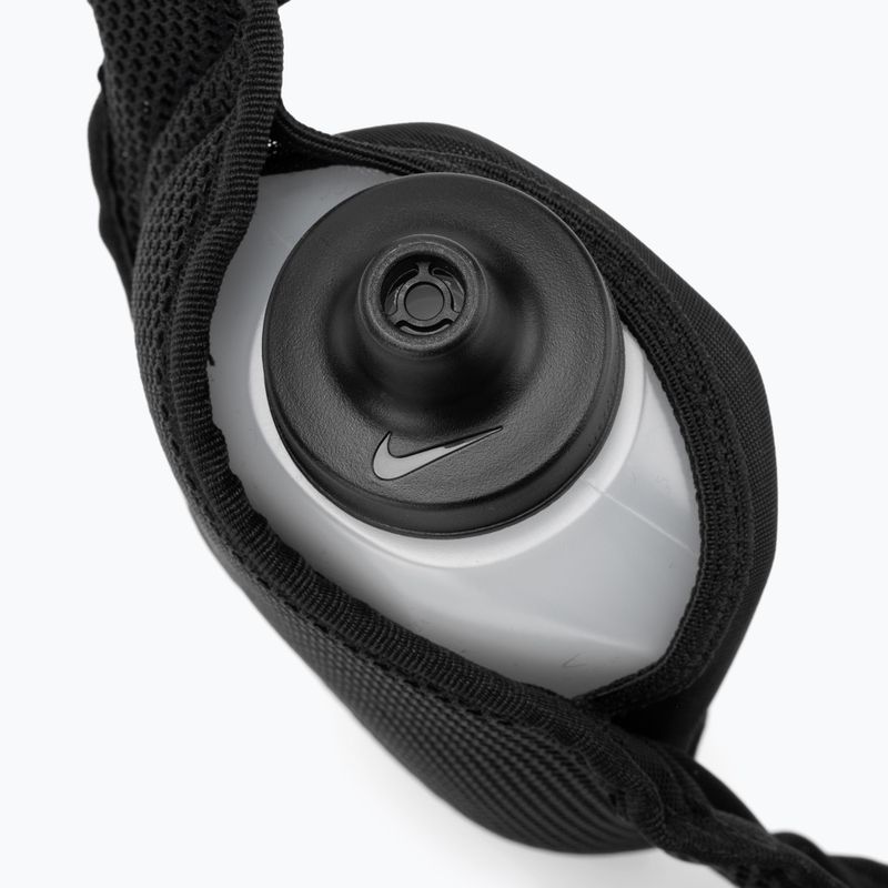 Nike Flex Stride Bottle Belt 650 ml nero/argento cintura da corsa 4