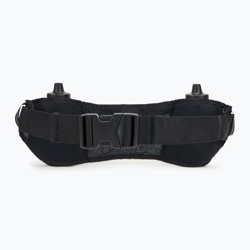 Nike Flex Stride Dbl Bottle Belt 710 ml nero/argento cintura da corsa 2