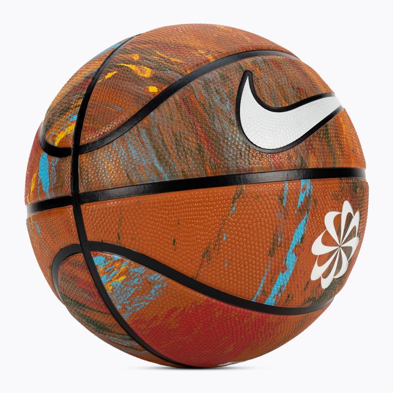 Nike Everyday Playground 8P Next Nature sgonfio basket multi / ambra / nero dimensioni 5 2