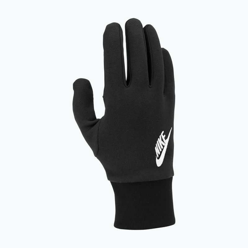 Guanti da corsa Nike Club Fleece 2.0 Uomo nero/nero/bianco