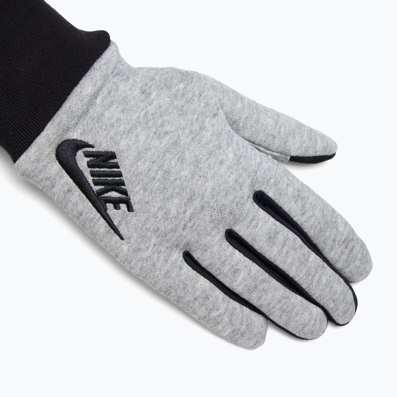 Guanti da corsa Nike Club Fleece 2.0 uomo grigio erica/nero/nero 4