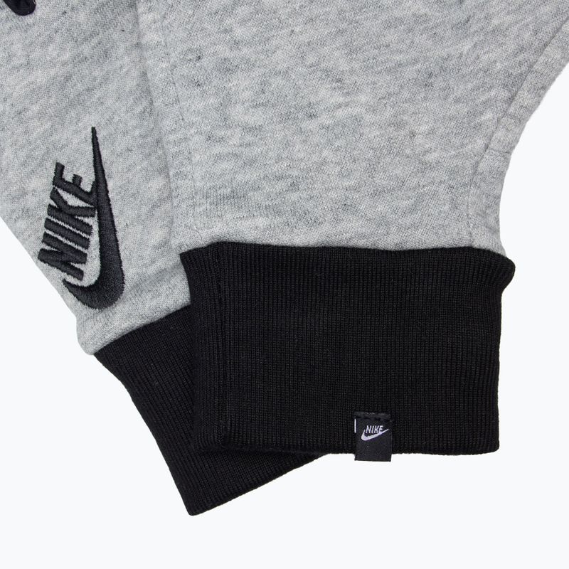 Guanti da corsa Nike Club Fleece 2.0 uomo grigio erica/nero/nero 5