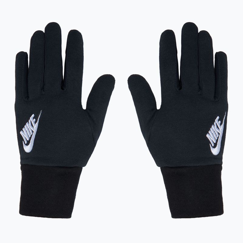 Guanti da corsa Nike Club Fleece da donna, bianco/nero