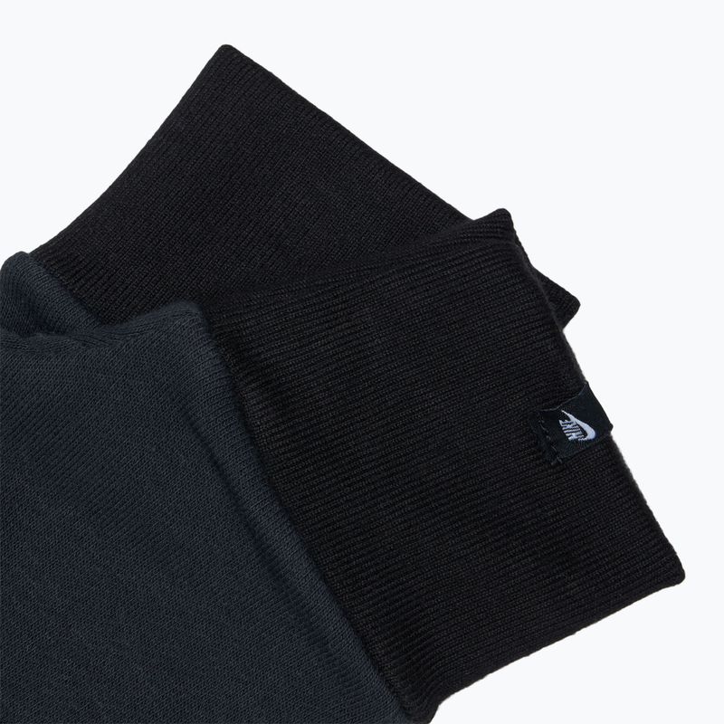 Guanti da corsa Nike Club Fleece da donna, bianco/nero 5