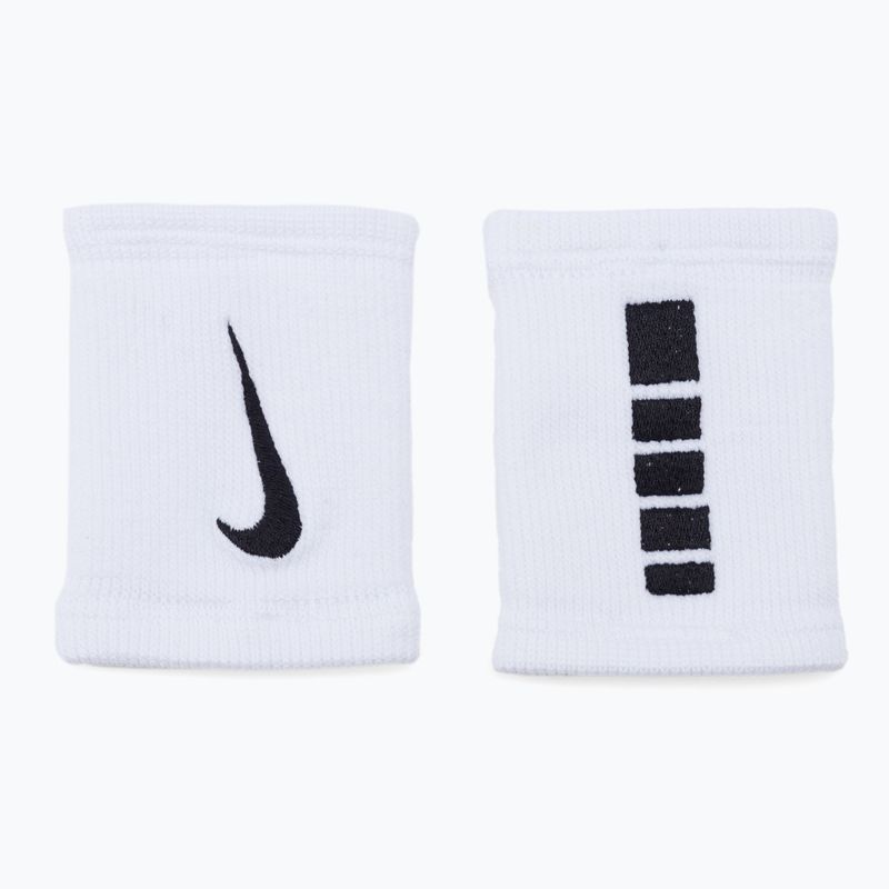 Polsini Nike Elite Doublewide 2 pezzi bianco/nero 2