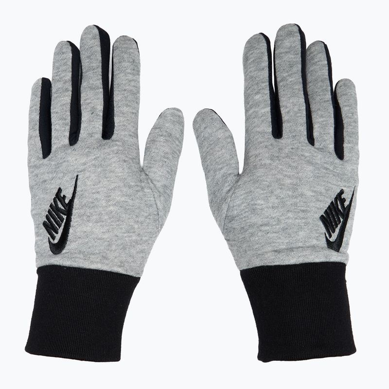 Guanti da corsa Nike Club Fleece donna grigio erica/nero/nero 2