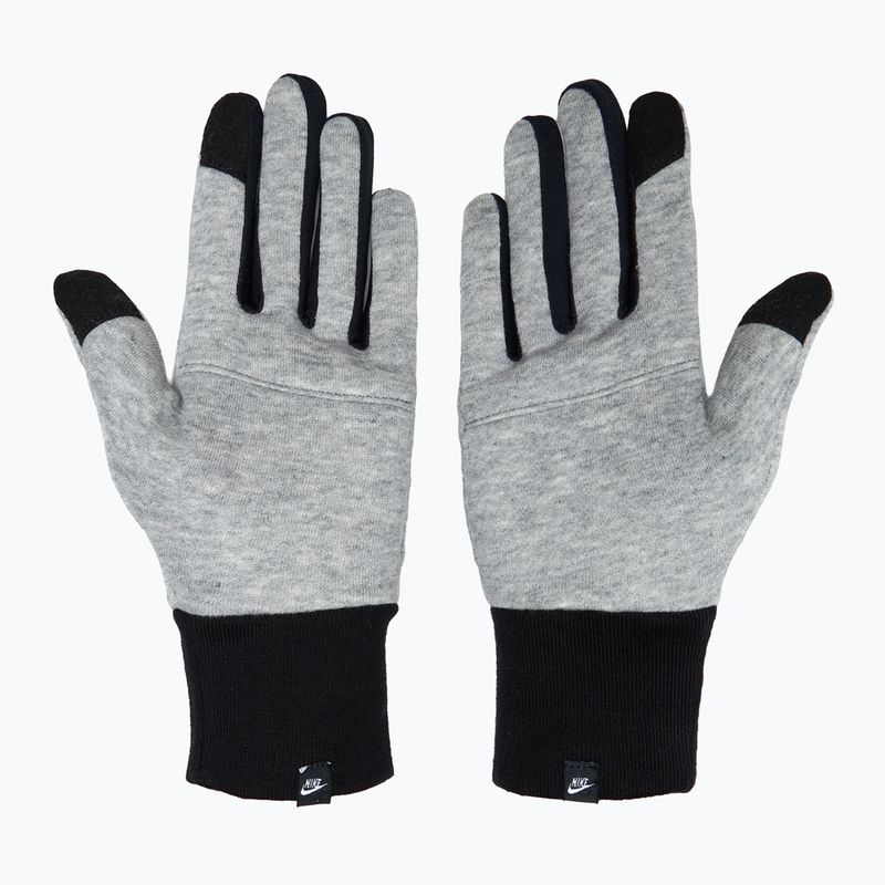 Guanti da corsa Nike Club Fleece donna grigio erica/nero/nero 3
