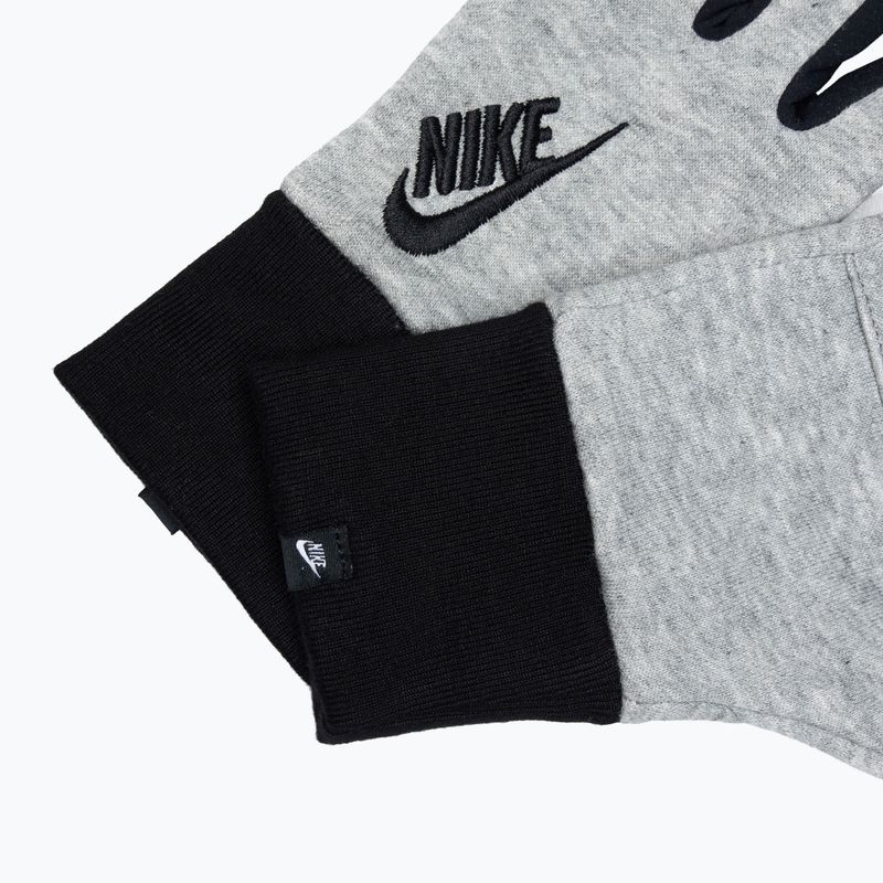 Guanti da corsa Nike Club Fleece donna grigio erica/nero/nero 5