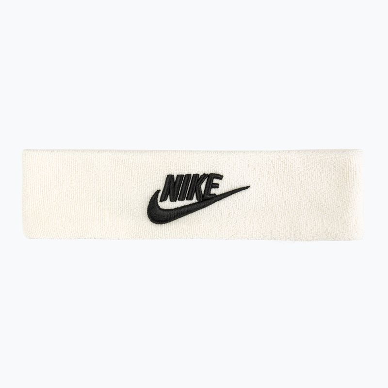 Fascia Nike Classic Wide Terry bianco/nero 2