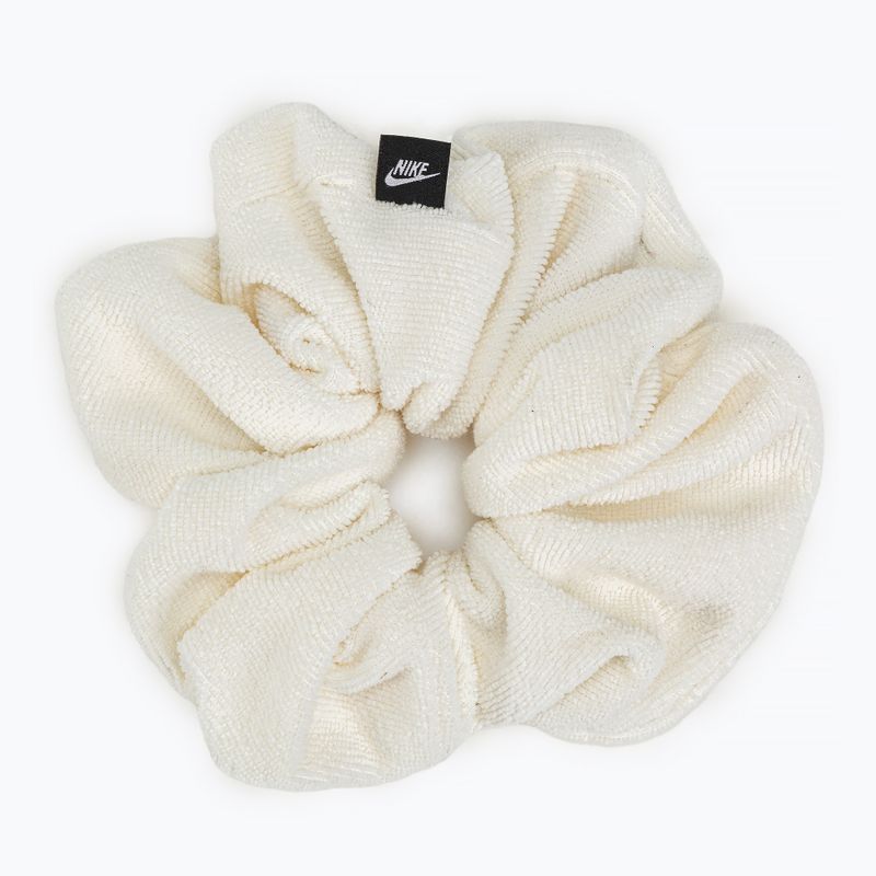 Cravatta per capelli Nike arricciata Large Terry bianco/nero 2