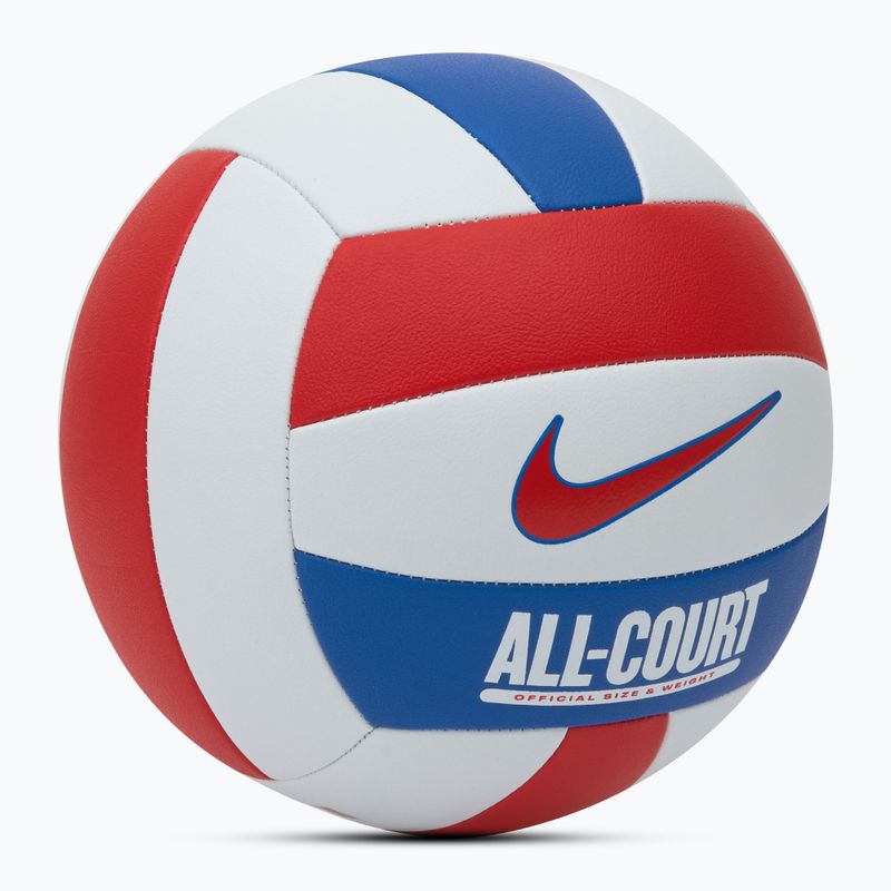 Nike All Court pallavolo bianco / università rosso / gioco royal / università rosso dimensioni 5 2