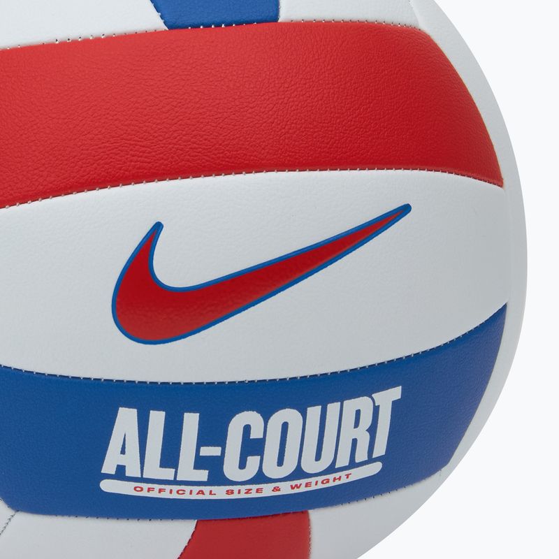 Nike All Court pallavolo bianco / università rosso / gioco royal / università rosso dimensioni 5 3