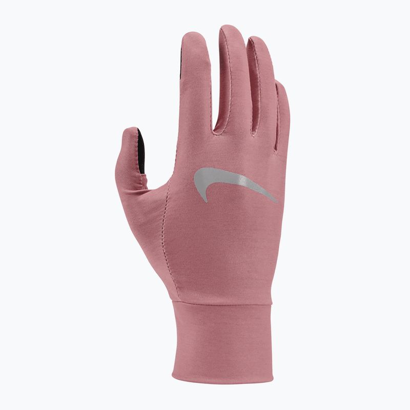 Guanti da corsa da donna Nike Fleece RG rosso stardust/rosso stardust/argento 5