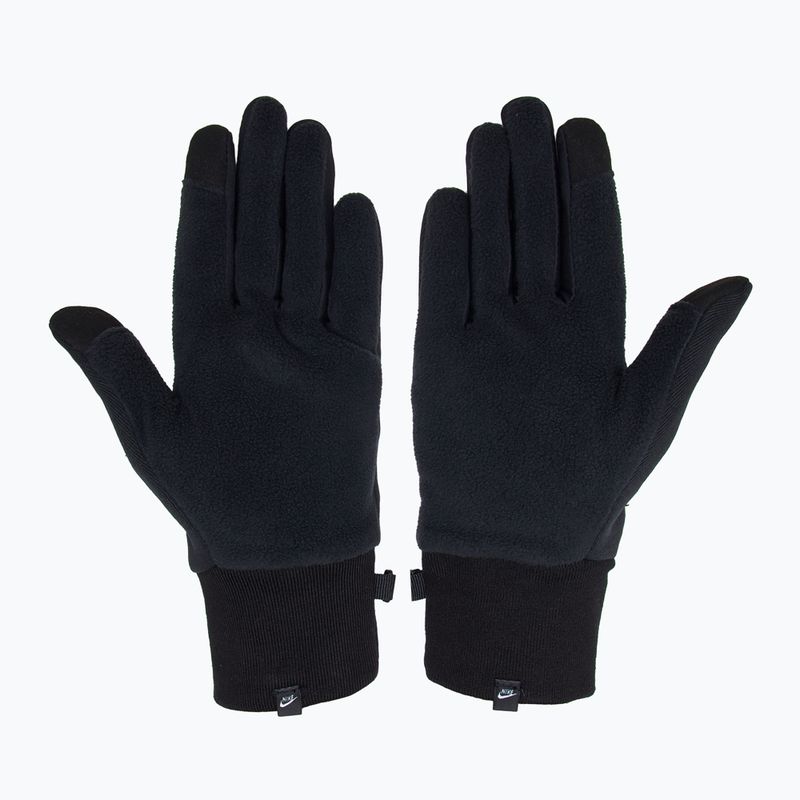 Guanti da corsa Nike Tech Fleece 2.0 Uomo nero/nero/nero 3