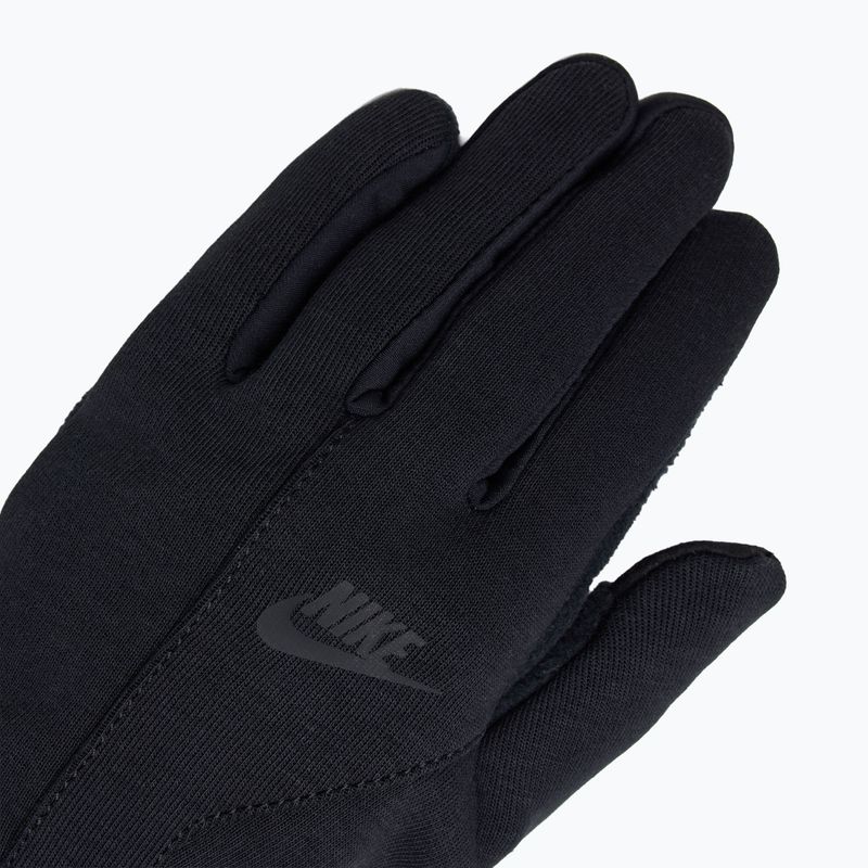 Guanti da corsa Nike Tech Fleece 2.0 Uomo nero/nero/nero 4