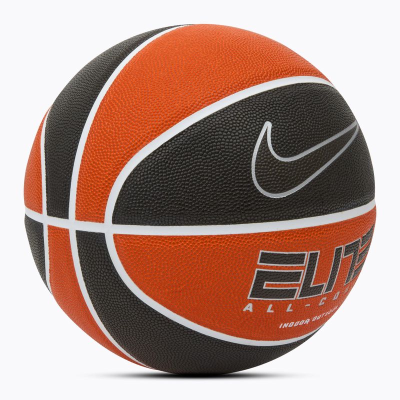 Nike Elite All Court 8P 2.0 sgonfio ambra / bianco / argento metallico / nero basket dimensioni 7 2
