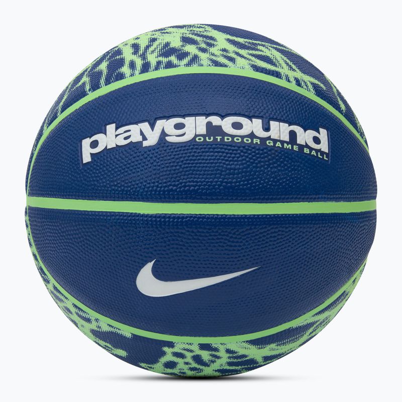 Nike Everyday Playground 8P Graphic sgonfio basket profondo blu reale / verde vapore / bianco dimensioni 7