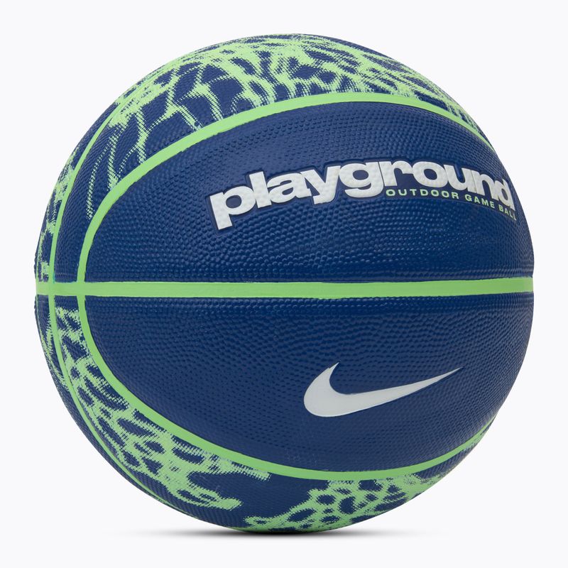 Nike Everyday Playground 8P Graphic sgonfio basket profondo blu reale / verde vapore / bianco dimensioni 7 2