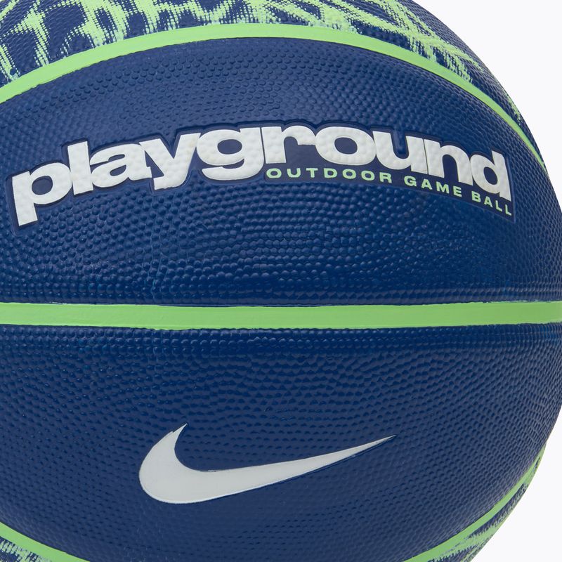 Nike Everyday Playground 8P Graphic sgonfio basket profondo blu reale / verde vapore / bianco dimensioni 4 3