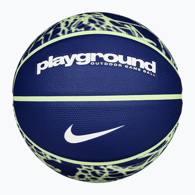 Nike Everyday Playground 8P Graphic sgonfio basket profondo blu reale / verde vapore / bianco dimensioni 4 4