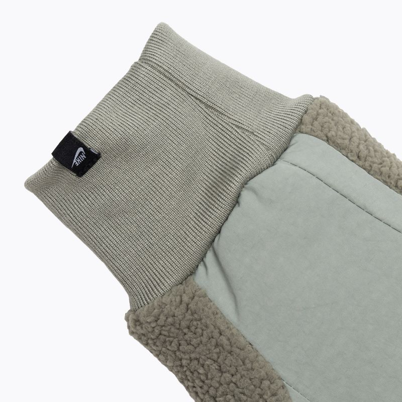 Guanti Nike High Pile Fleece esercito leggero/jade horizon/bianco 5