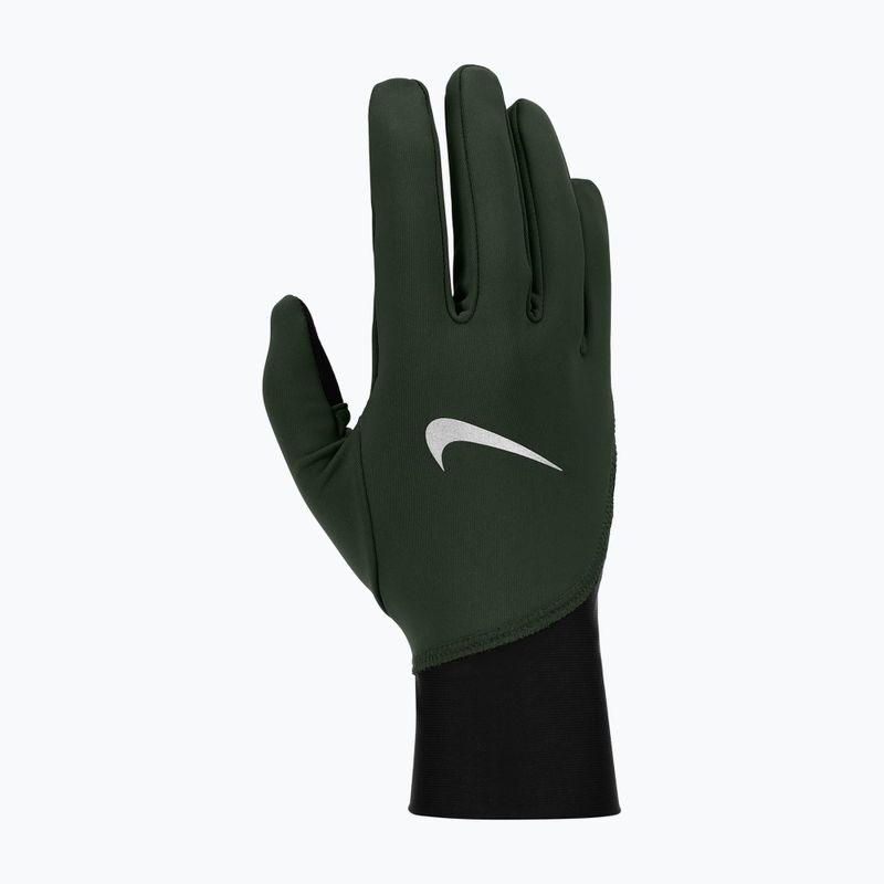 Guanti da corsa Nike Pacer Midweight RG da uomo verde vintage/nero/argento
