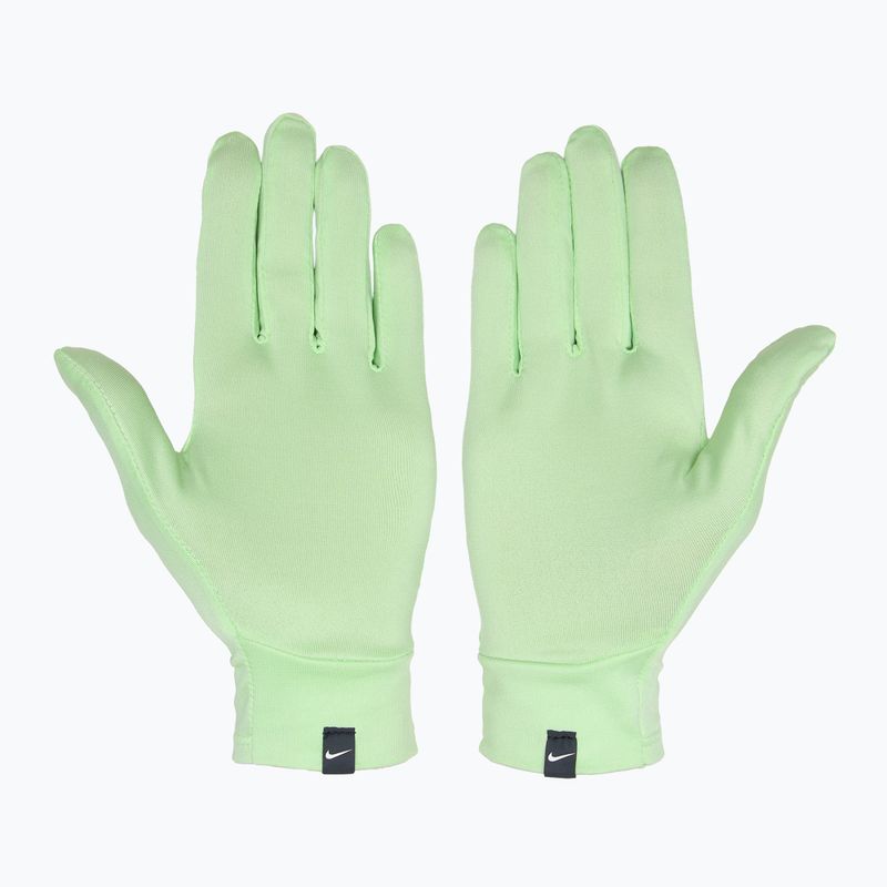 Guanti da corsa Nike Pacer Liner RG vapor verde/argento 3