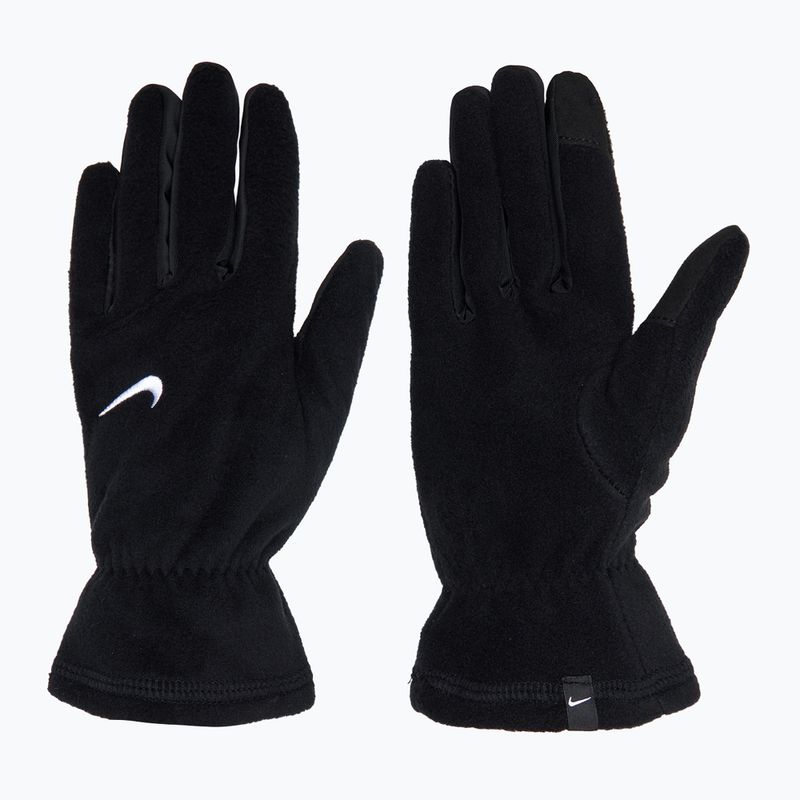 Guanti da corsa Nike One Therma-Fit Fleece donna nero/bianco