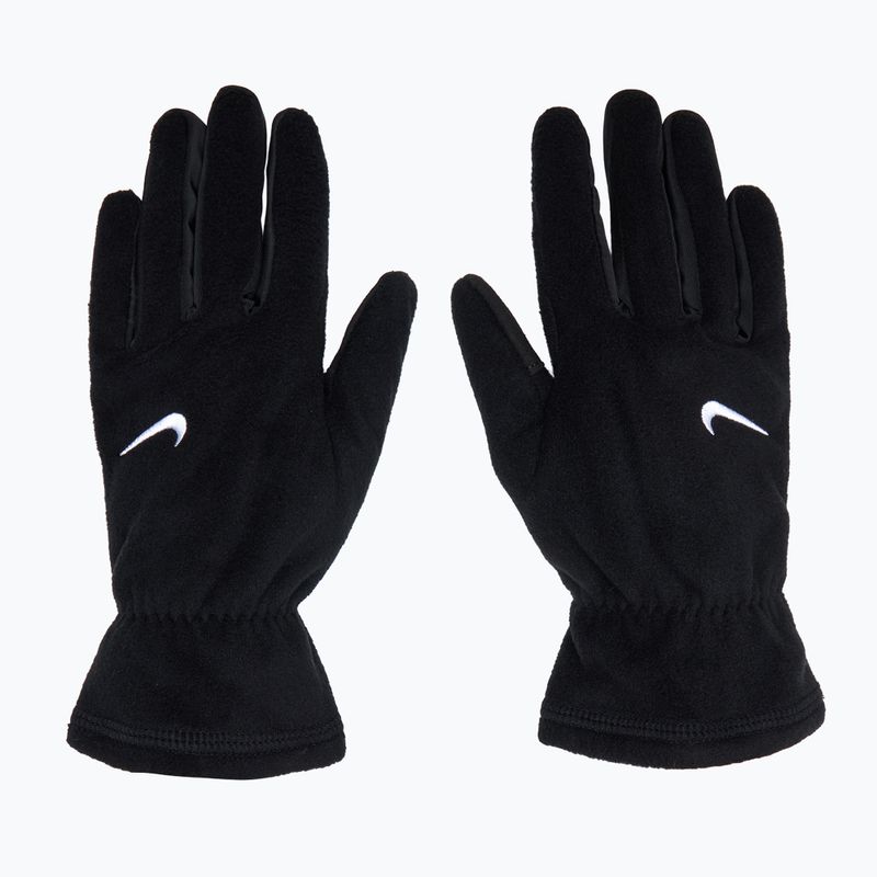 Guanti da corsa Nike One Therma-Fit Fleece donna nero/bianco 2