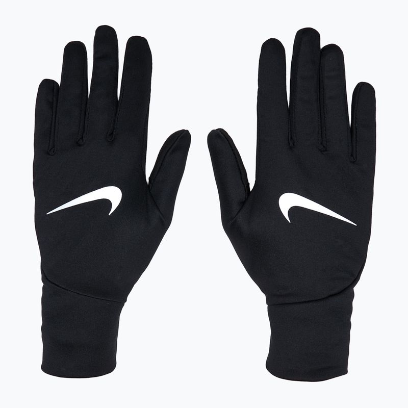 Guanti da corsa Nike Pacer Lightweight RG da donna nero/nero/argento 2