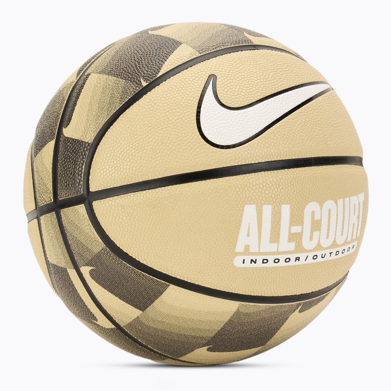Nike tutti i giorni All Court 8P Graphic sgonfio squadra oro / nero / nero / bianco basket dimensioni 7 2