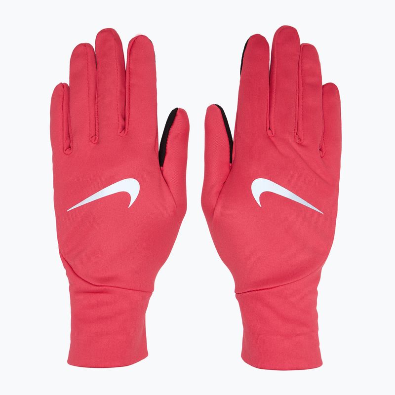 Guanti da corsa Nike Pacer Lightweight RG da donna aster rosa/aster rosa/argento 2