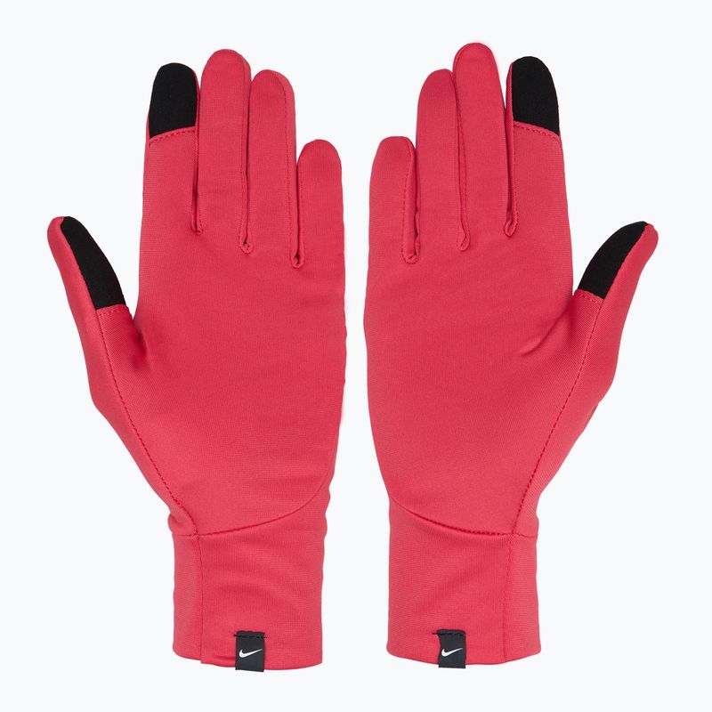 Guanti da corsa Nike Pacer Lightweight RG da donna aster rosa/aster rosa/argento 3