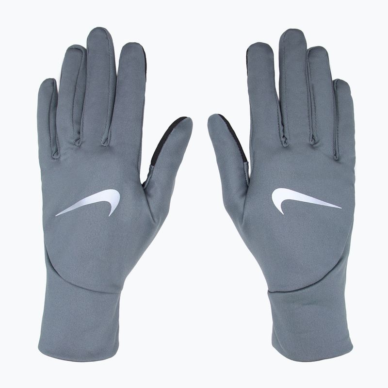 Guanti da corsa Nike Pacer Lightweight RG da uomo grigio fumo/grigio fumo/argento 2