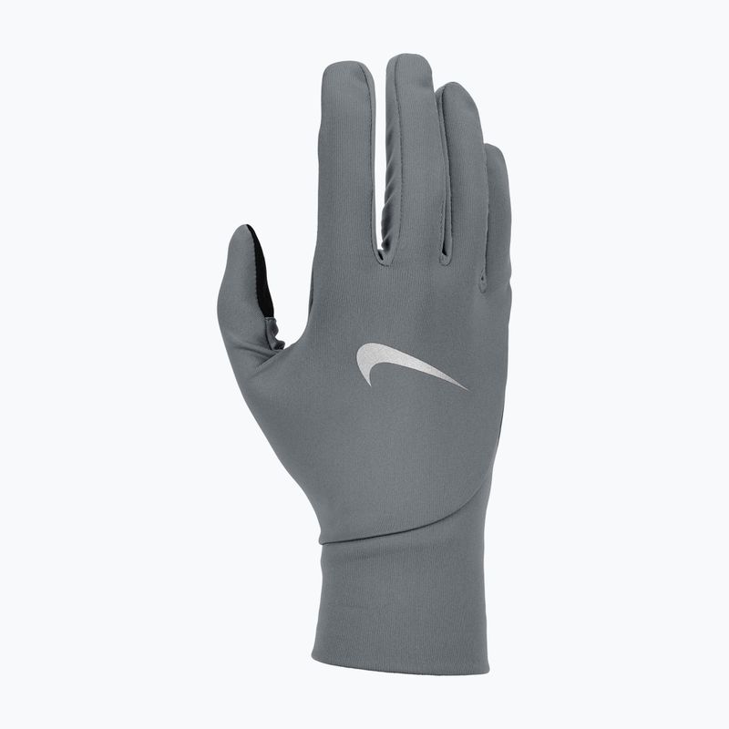 Guanti da corsa Nike Pacer Lightweight RG da uomo grigio fumo/grigio fumo/argento