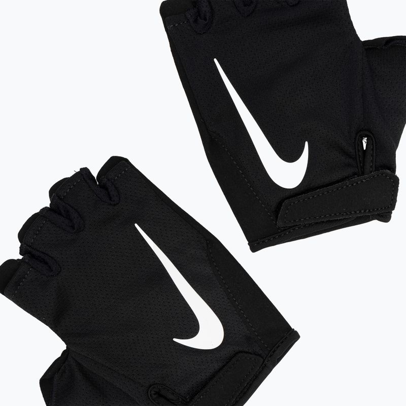 Guanti da allenamento da uomo Nike Gym Essential FG 2.0 nero/nero/bianco 4