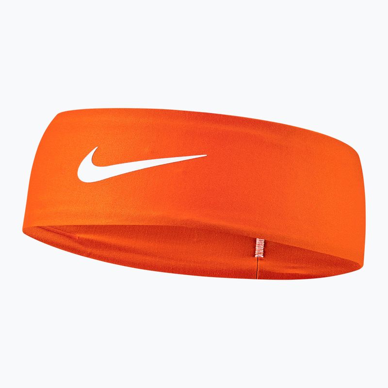 Fascia Nike Dri-Fit Fury Classic arancio di sicurezza/bianco/bianco