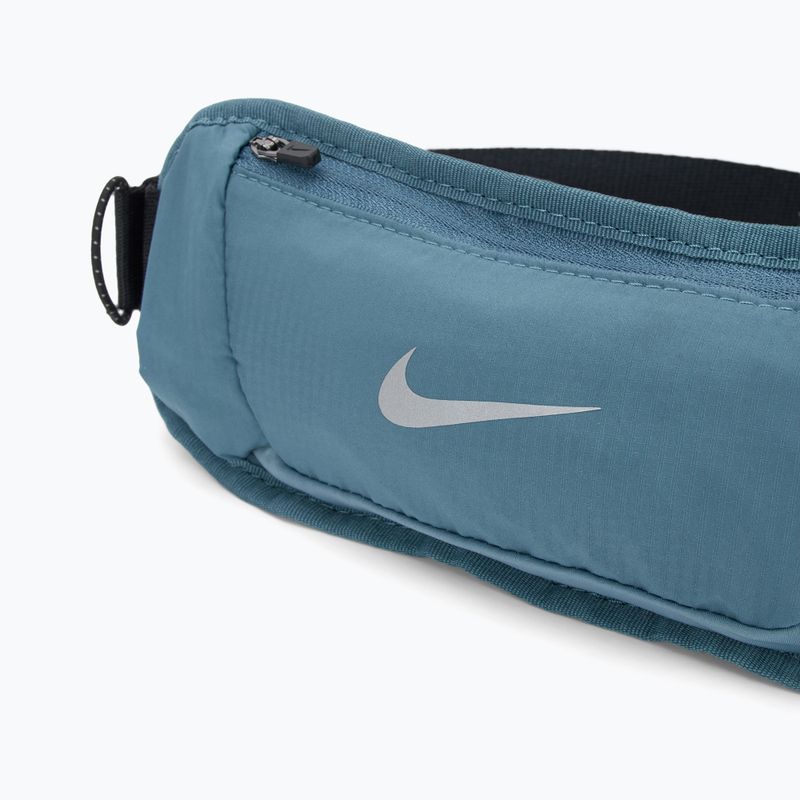 Nike Challenger 2.0 Waist Pack Piccolo marsupio blu fumo/argento 5
