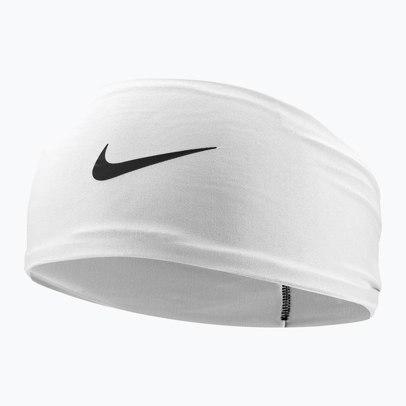 Fascia larga Nike Dri-Fit Fury Classic bianco/nero/nero