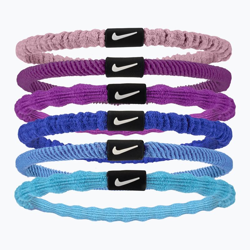 Elastici per capelli Nike Flex 6 pezzi rosa elementare/bordeaux/bianco