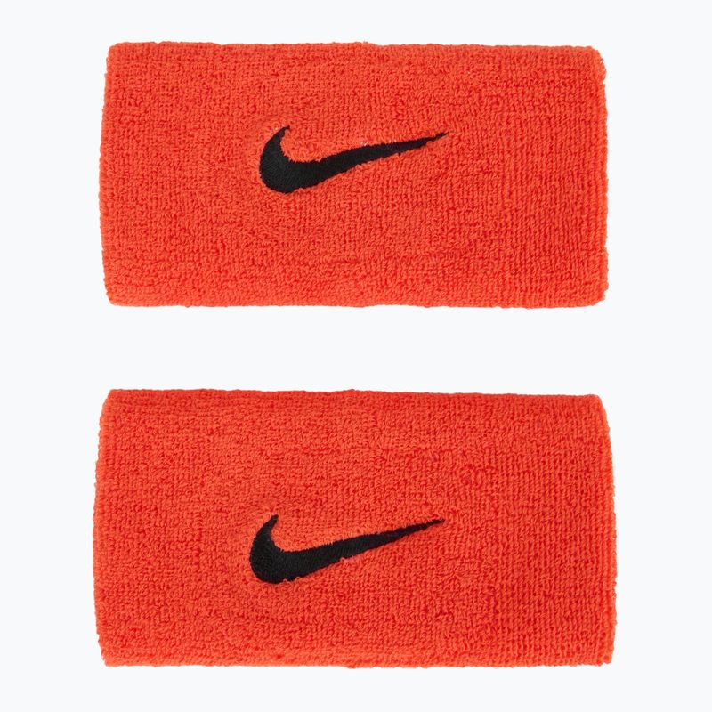 Polsini Nike Swoosh Doublewide 2 pezzi rosso porpora brillante/viola cava