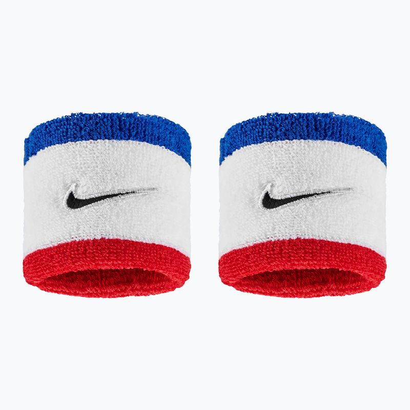 Polsini Nike Swoosh Classic Wristbands 2 pezzi game royal/university red/black
