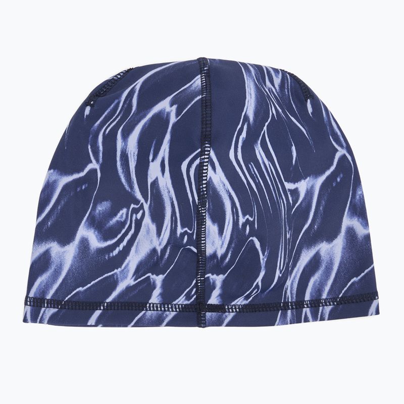Nike Dri-Fit Peak Uncuffed Beanie Stampato blu void/argento 2