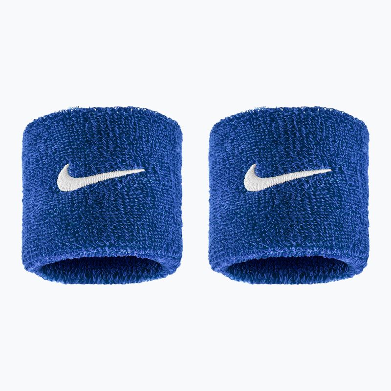 Polsini Nike Swoosh Classic Wristbands 2 pezzi Game Royal/White