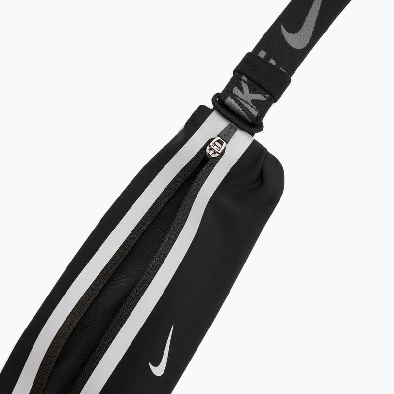 Nike Slim 4.0 cintura da corsa nero/nero/argento 5